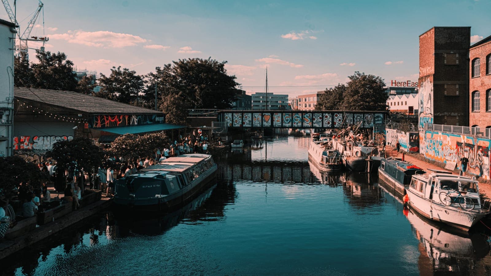 East London cityscape